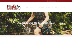 Desktop Screenshot of flinkscykel.se